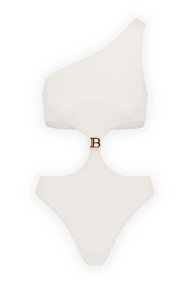 Balmain woman women's white one-piece swimsuit made of polyamide and elastane buy with prices and photos 177853 - photo 1