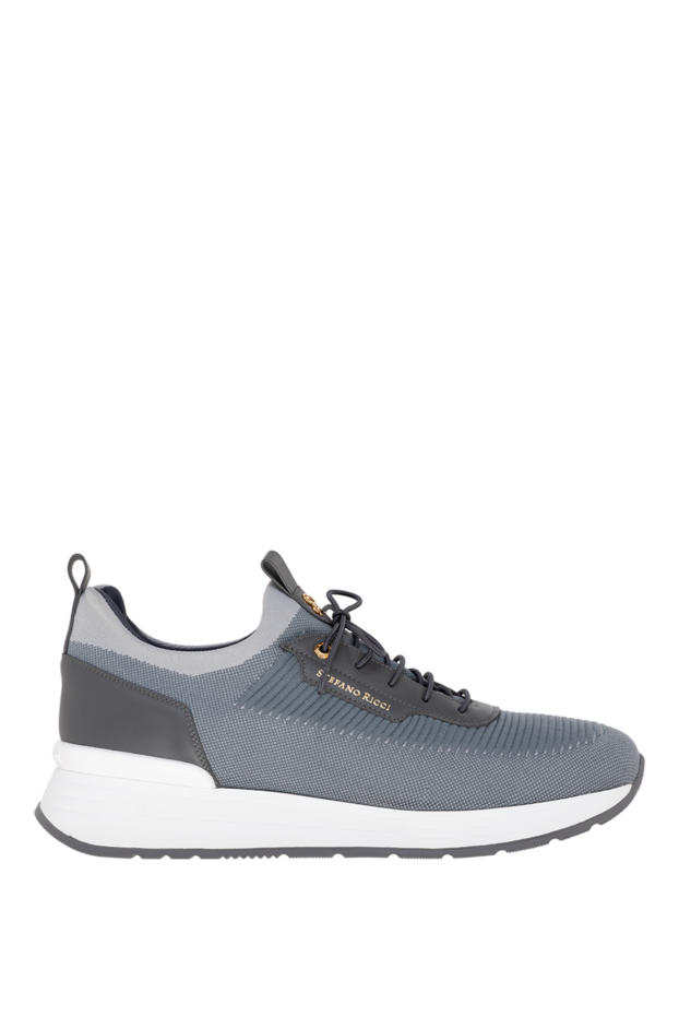 Stefano Ricci polyester sneakers for men gray 177883 - photo 1
