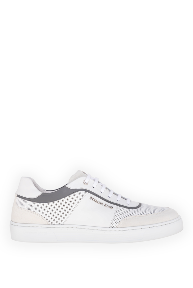 Stefano Ricci sneakers made of genuine leather for men white 177885 - photo 1