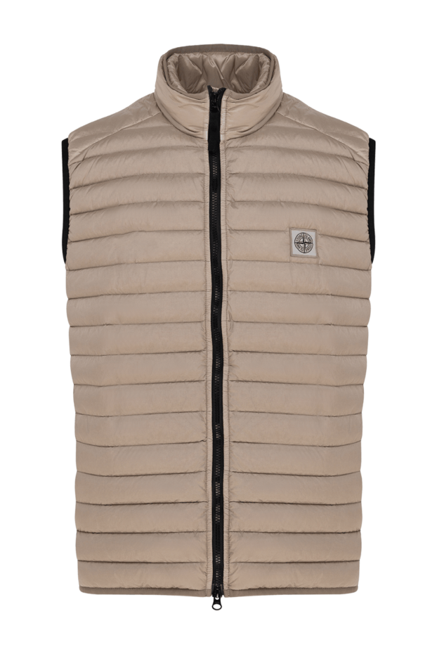 Stone Island man beige men's polyester vest buy with prices and photos 177916 - photo 1
