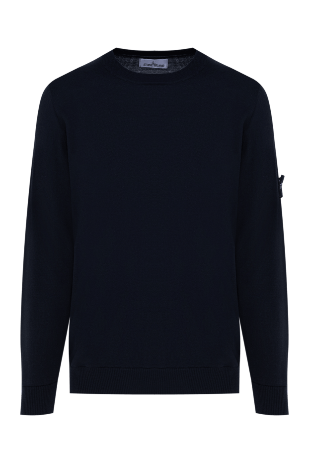 Stone Island man men's blue long sleeve wool jumper buy with prices and photos 177922 - photo 1