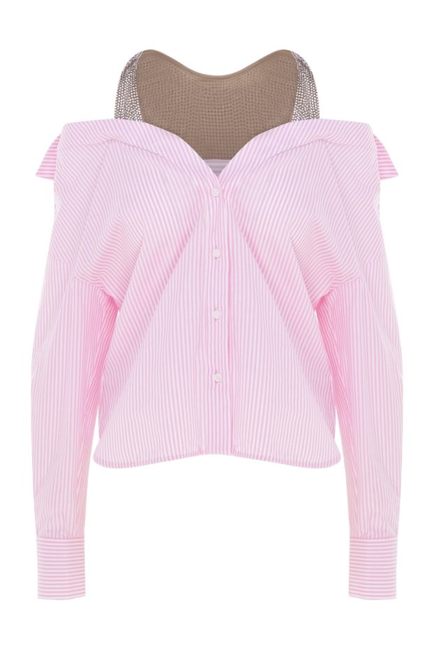 Giuseppe Di Morabito woman women's pink cotton blouse buy with prices and photos 177945 - photo 1