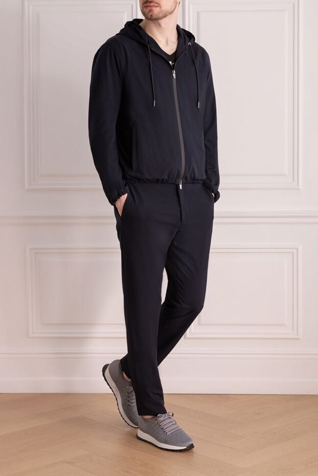 Tombolini men's ink-colored tracksuit with a zip-up jacket 177948 - photo 2