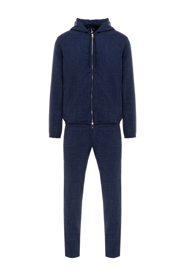 Tombolini men's wool and linen walking suit with textured weave 177950 - photo 1