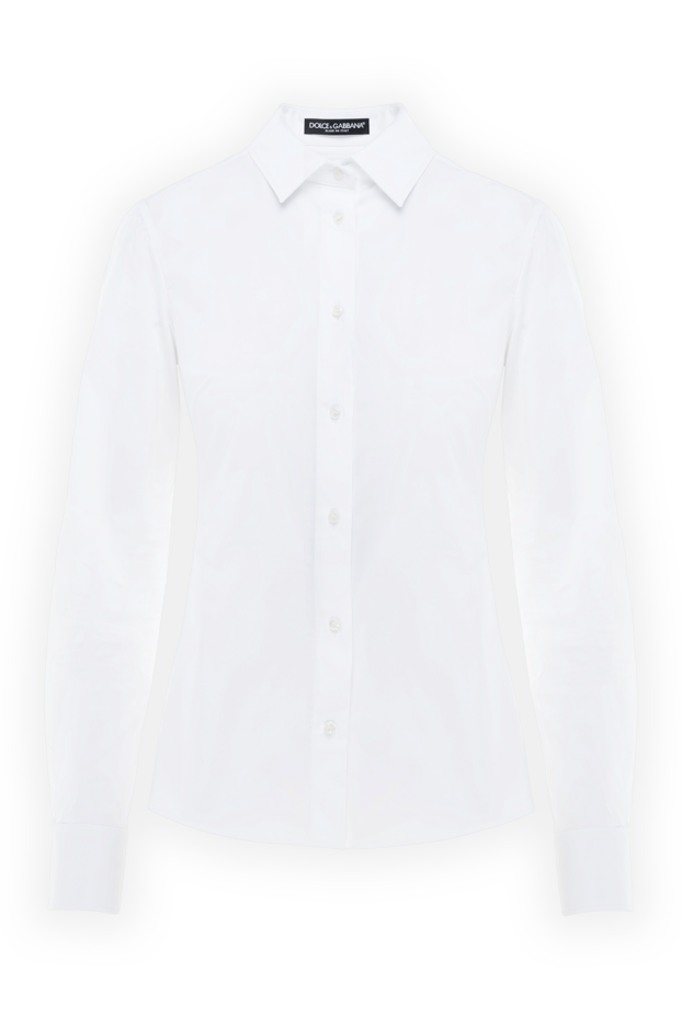 Dolce & Gabbana woman women's white cotton and elastane blouse buy with prices and photos 177954 - photo 1