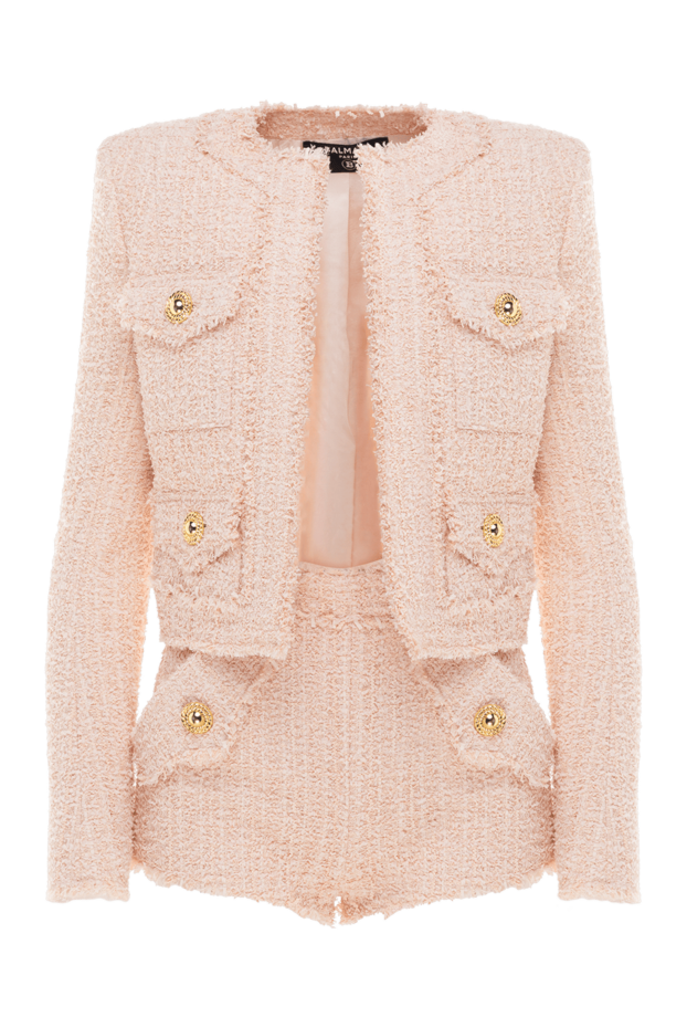 Balmain woman women's pink suit with shorts buy with prices and photos 177975 - photo 1