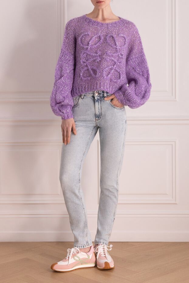 Loewe woman women's jumper purple buy with prices and photos 178032 - photo 2