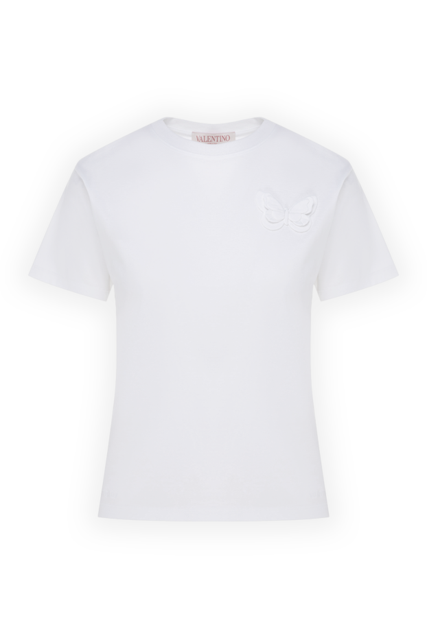 Valentino woman women's white cotton t-shirt buy with prices and photos 178039 - photo 1