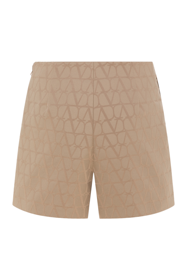 Valentino woman women's beige cotton and polyester shorts buy with prices and photos 178041 - photo 1