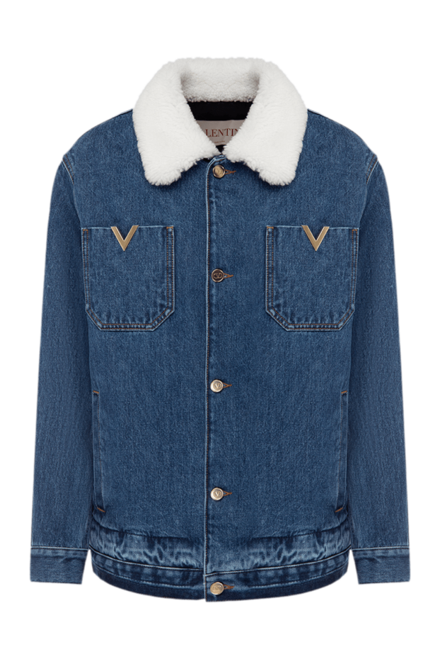 Valentino woman women's cotton denim jacket blue buy with prices and photos 178043 - photo 1