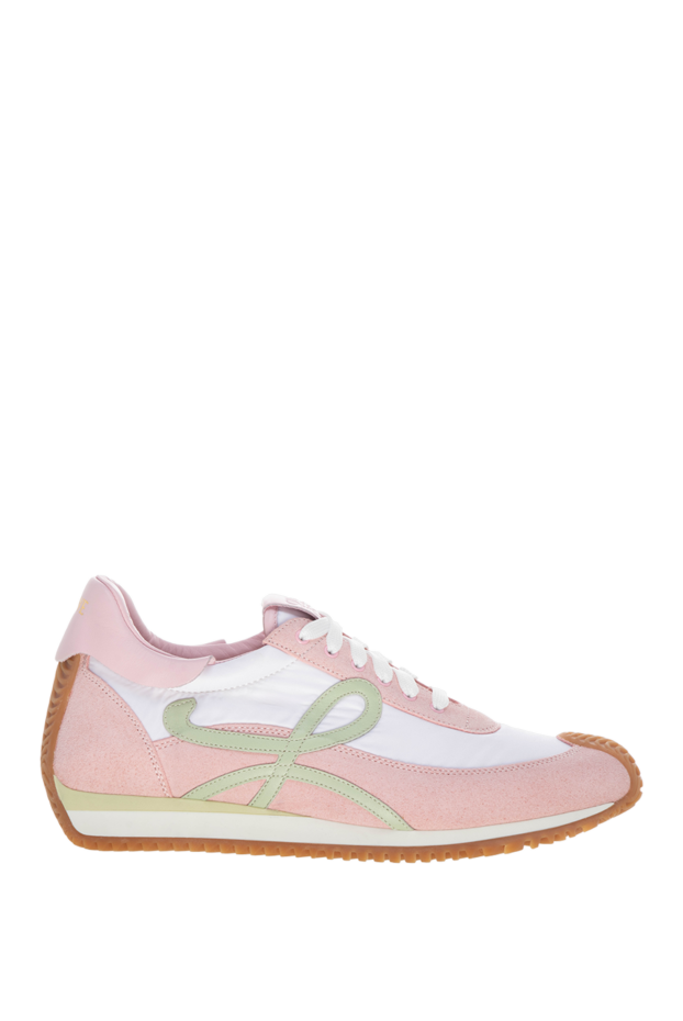 Loewe woman sneakers made of nubuck and polyester for women, pink buy with prices and photos 178045 - photo 1