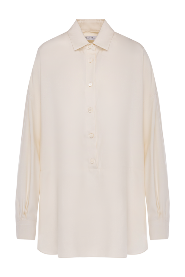 Loro Piana woman women's white silk blouse buy with prices and photos 178067 - photo 1