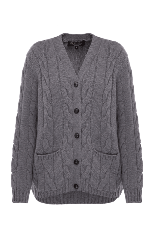 Loro Piana woman gray cashmere cardigan for women buy with prices and photos 178075 - photo 1