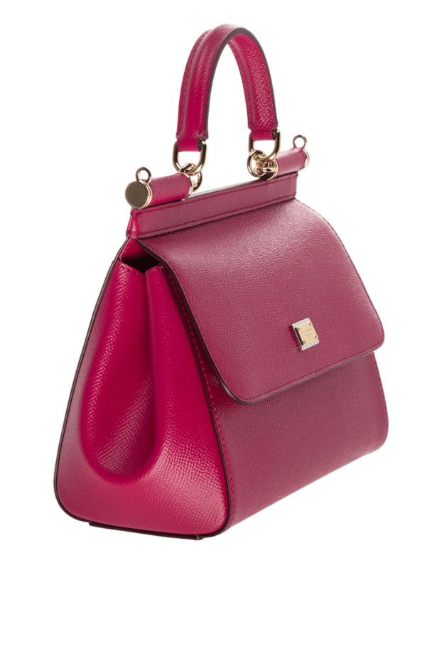 Dolce & Gabbana sicily medium crossbody bag in burgundy 178079 - photo 3