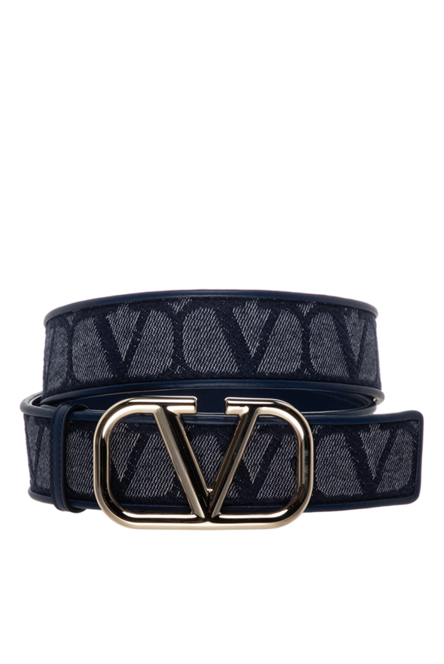 Valentino woman cotton and polyester belt women's blue buy with prices and photos 178095 - photo 1