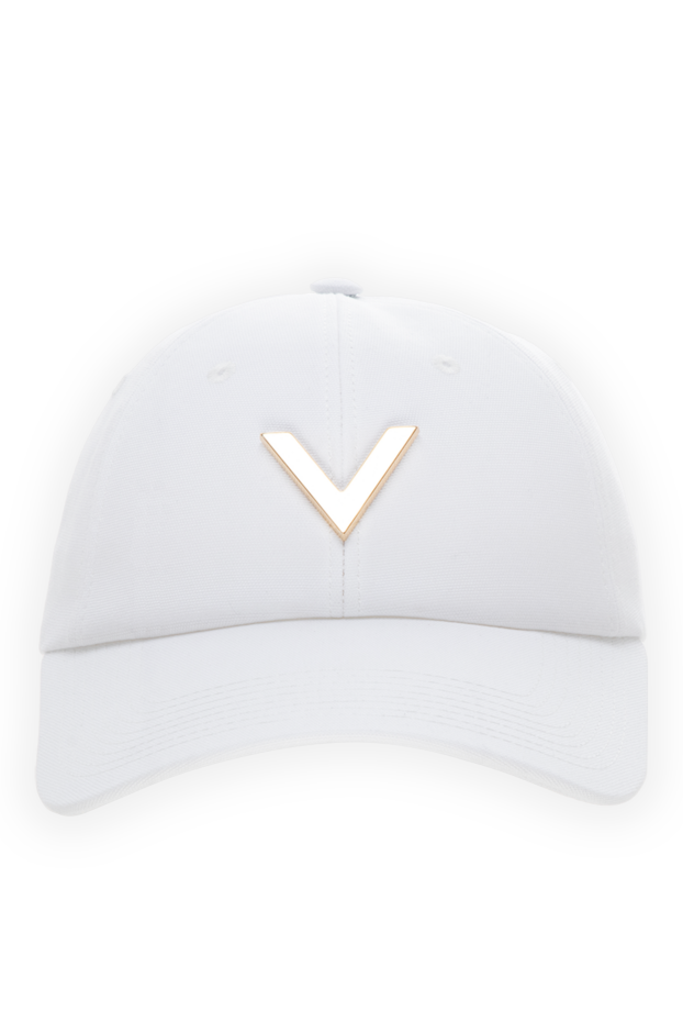 Valentino woman women's white cotton and elastane cap buy with prices and photos 178098 - photo 1