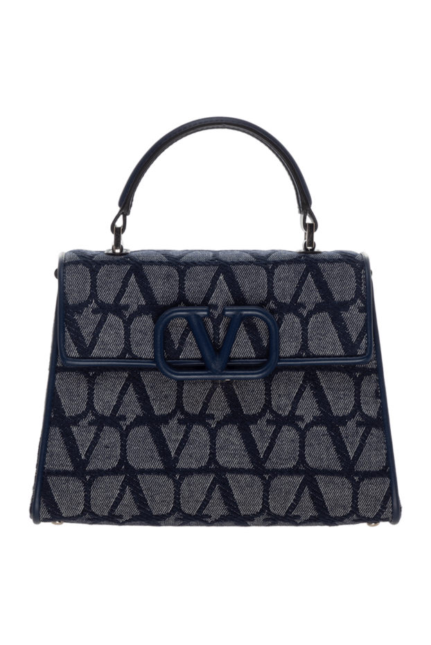 Valentino woman women's blue casual bag made of cotton and polyester buy with prices and photos 178101 - photo 1