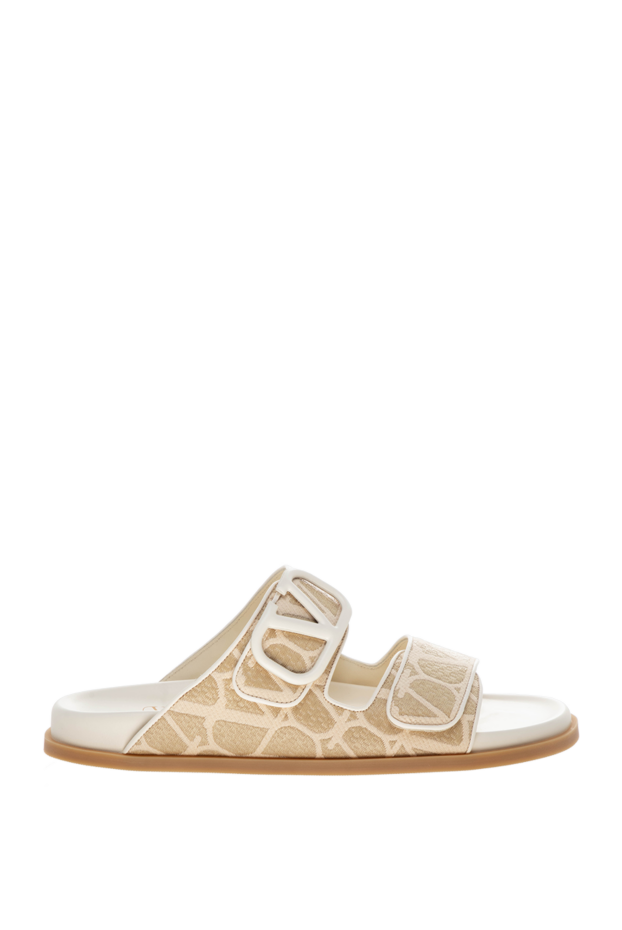 Valentino woman women's polyamide and cotton slippers, beige buy with prices and photos 178104 - photo 1