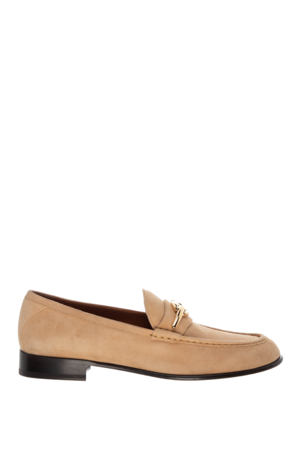 Valentino woman women's beige suede moccasins buy with prices and photos 178105 - photo 1