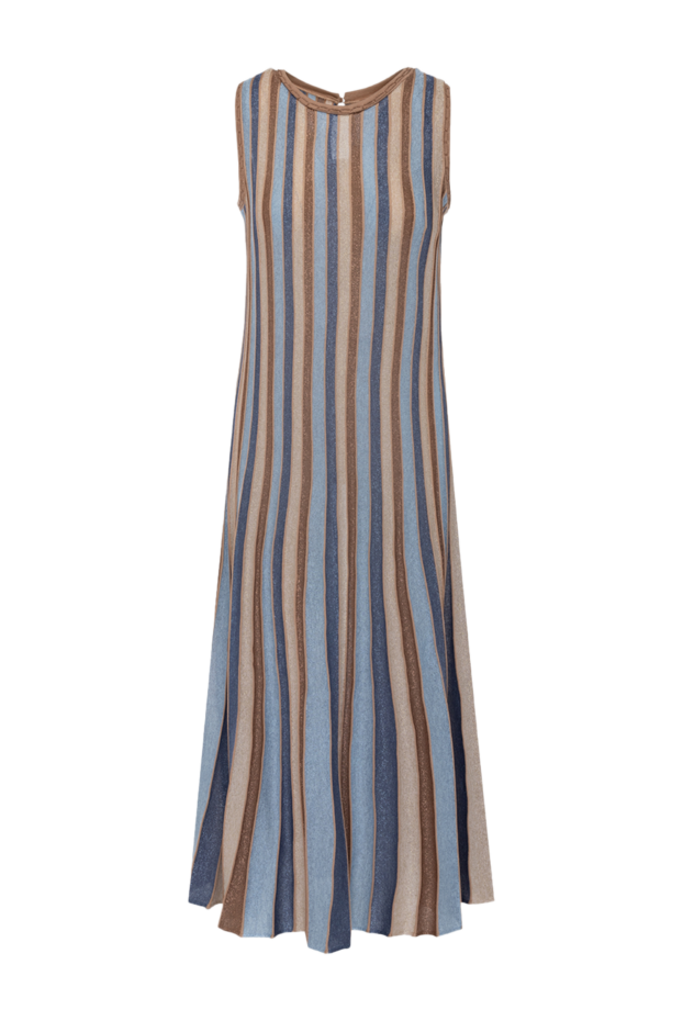 D.Exterior women's knitted maxi dress with colorful stripes 178138 - photo 1