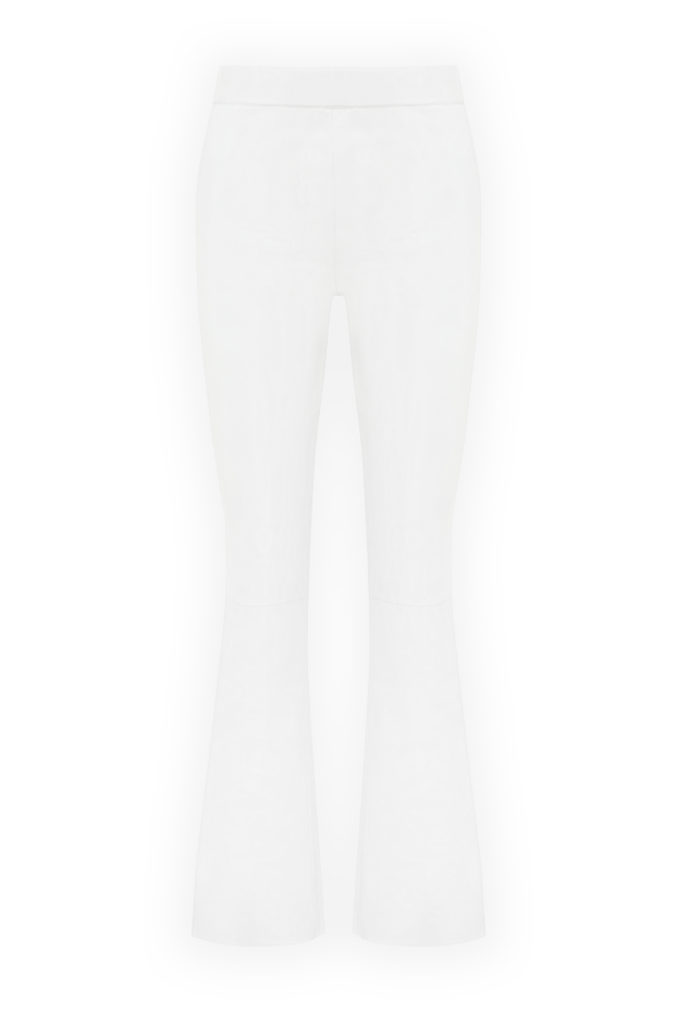 Max&Moi pants made of genuine leather for women white 178152 - photo 1