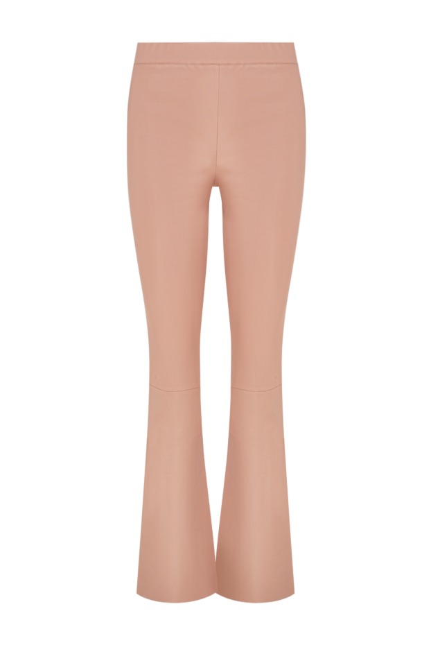 Max&Moi woman women's pink genuine leather trousers buy with prices and photos 178153 - photo 1