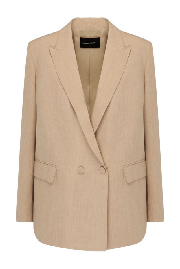 Fabiana Filippi woman women's beige jacket buy with prices and photos 178158 - photo 1