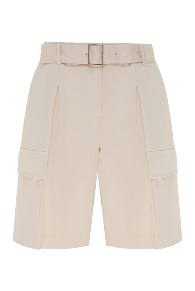 Peserico shorts made of cotton and elastane for women beige 178162 - photo 1