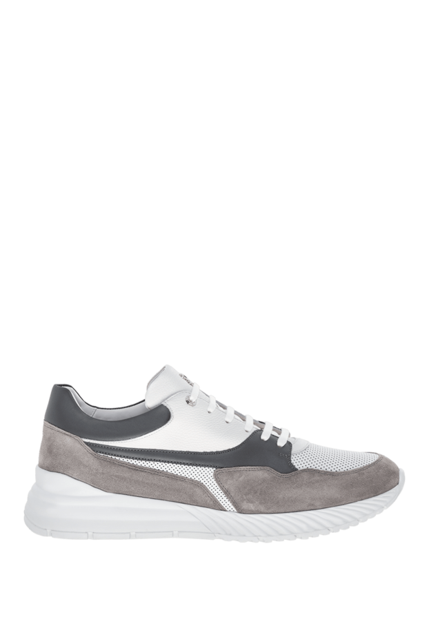 Stefano Ricci sneakers made of genuine leather for men gray 178184 - photo 1