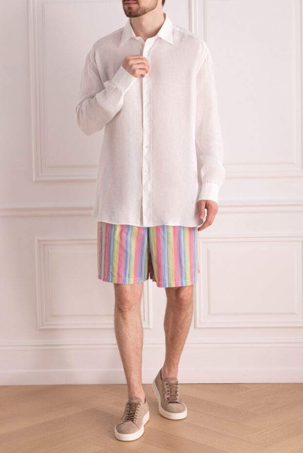 Stefano Ricci linen shirt for men white 178188 - photo 2