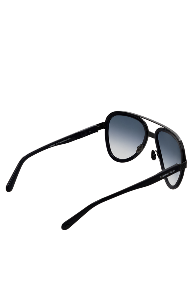 Stefano Ricci plastic sunglasses for sun protection blue for men 178202 - photo 3