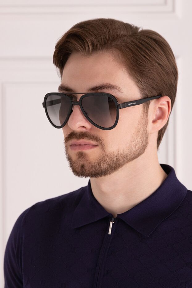 Double bridge aviator sunglasses with gradient lenses - photo 2