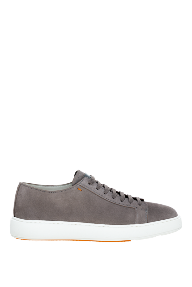 Santoni man men's gray suede sneakers buy with prices and photos 178211 - photo 1