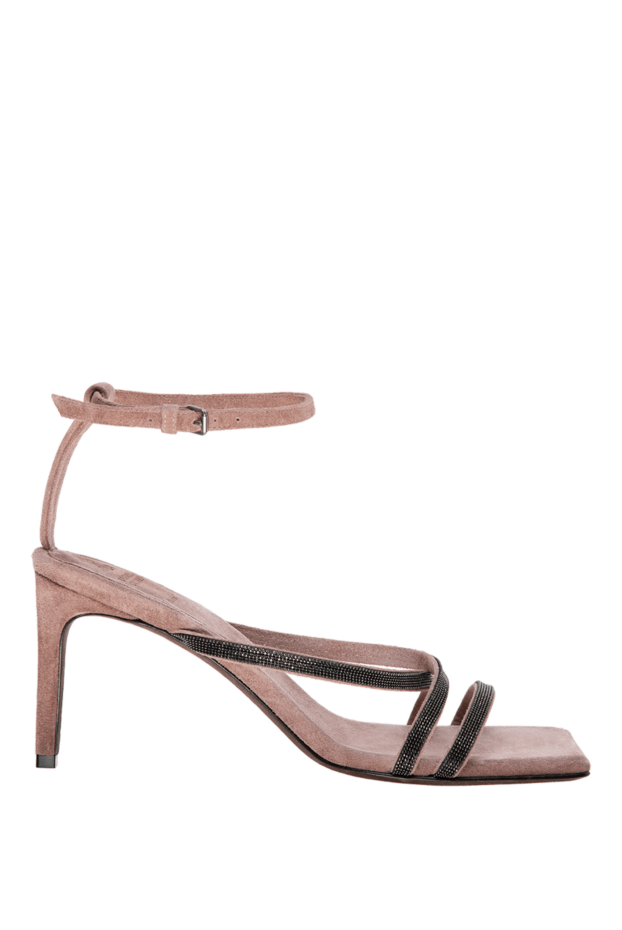 Brunello Cucinelli босоножки из натуральной кожи женские 178283 - фото 1