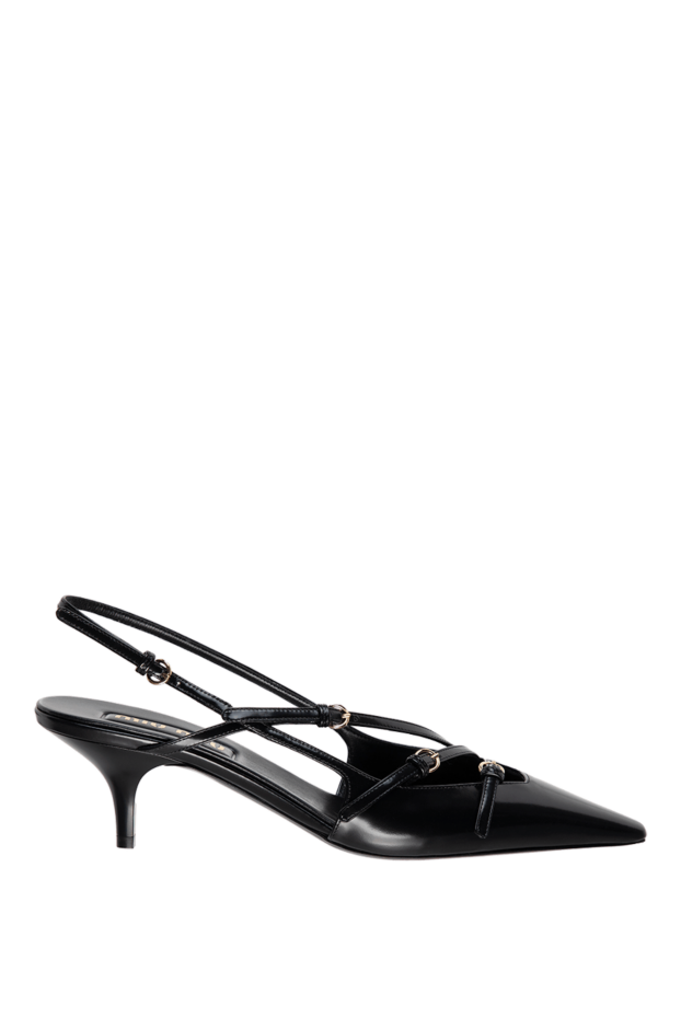 Miu Miu woman women's black heeled shoes made of genuine leather buy with prices and photos 178356 - photo 1