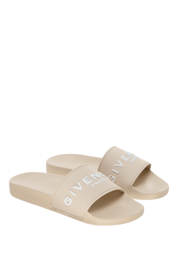 Givenchy women's rubber flip flops beige 178358 - photo 3