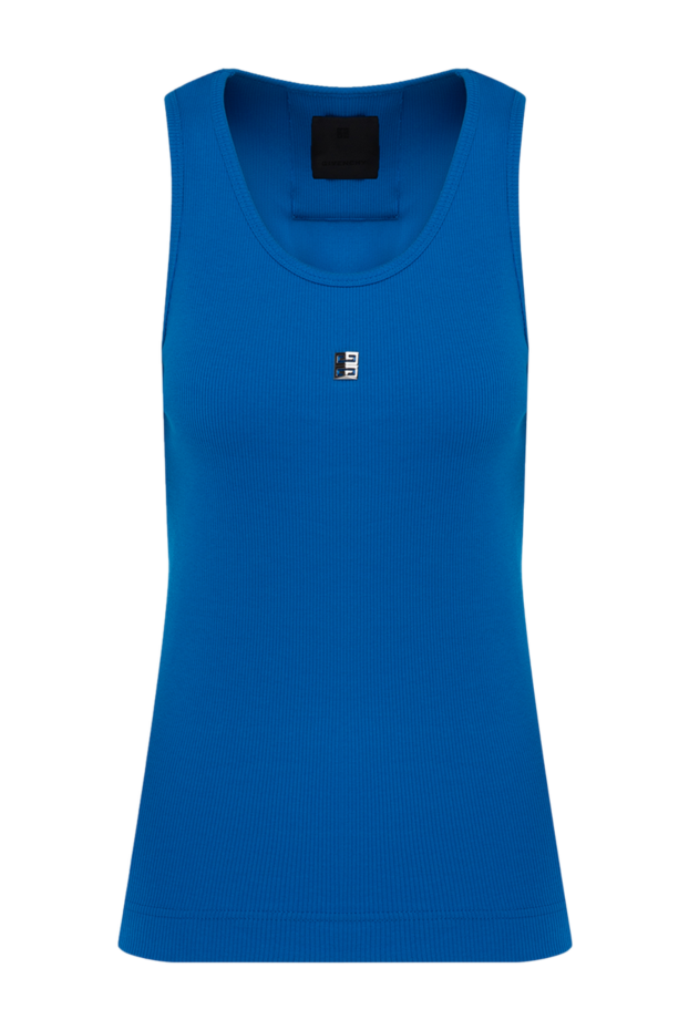 Givenchy woman women's blue cotton and elastane top buy with prices and photos 178364 - photo 1