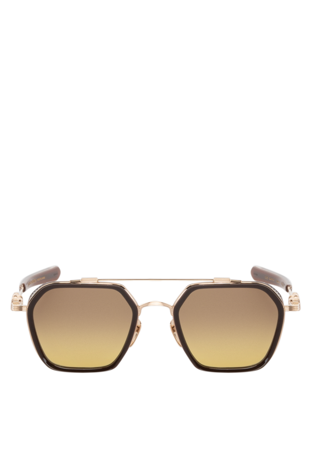 Chrome Hearts чоловічі окуляри сонцезахисні із металу жовті чоловічі купити фото з цінами 178377 - фото 1