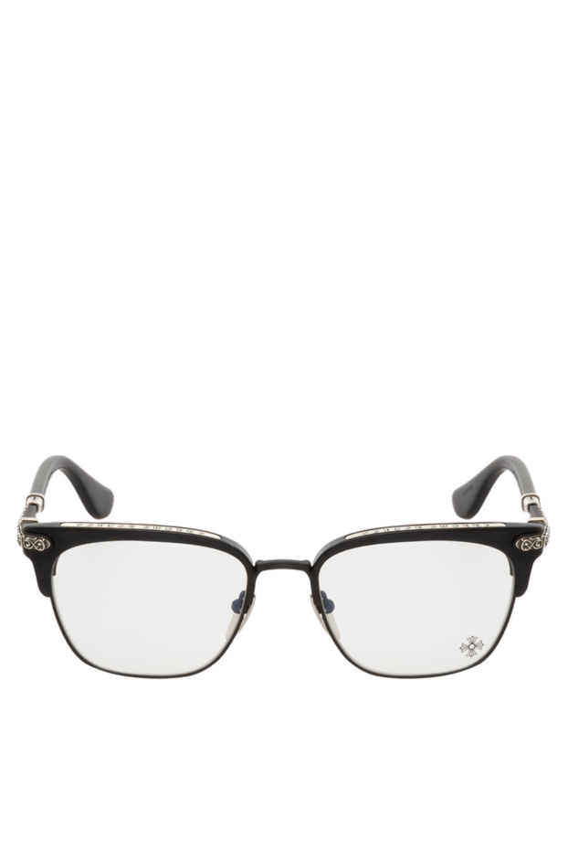 Chrome Hearts man glasses frames made of metal and plastic, black, for men buy with prices and photos 178385 - photo 1