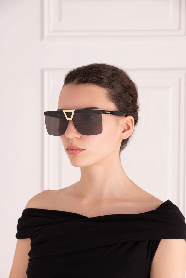 Saint Laurent woman women's sunglasses, black, plastic buy with prices and photos 178388 - photo 2