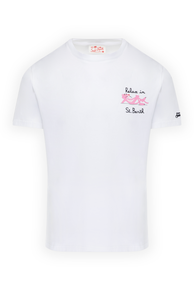 MC2 Saint Barth чоловічі футболка з бавовни біла чоловіча купити фото з цінами 178419 - фото 1