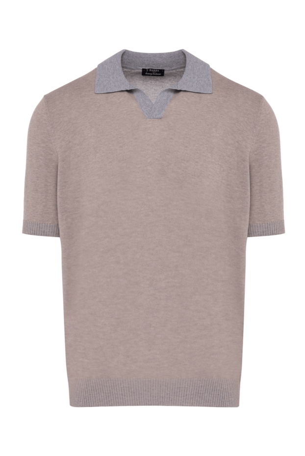 Barba Napoli man men's beige linen polo buy with prices and photos 178459 - photo 1