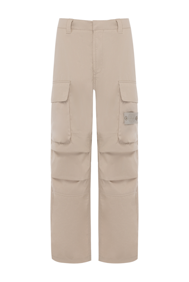 Stone Island man beige cotton trousers for men buy with prices and photos 178471 - photo 1