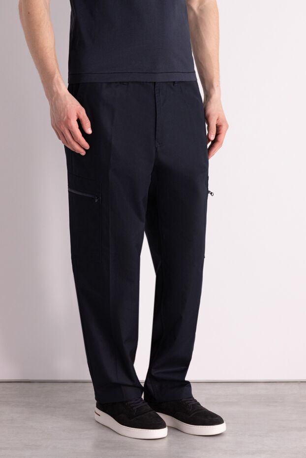 Stone Island casual dark blue military style trousers 178473 - photo 3