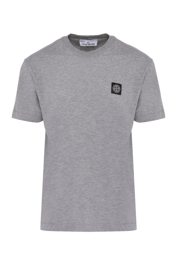 Stone Island man gray cotton t-shirt for men buy with prices and photos 178476 - photo 1