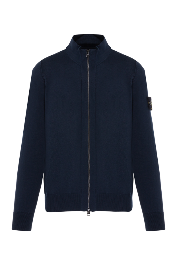 Stone Island man blue cotton sports jacket for men buy with prices and photos 178483 - photo 1