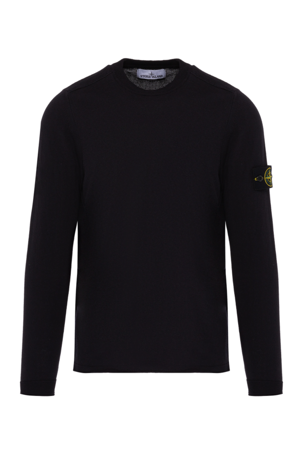 Stone Island man men's blue long sleeve cotton jumper buy with prices and photos 178485 - photo 1