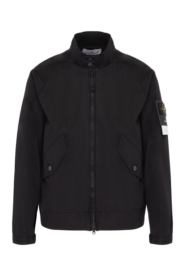 Stone Island man men's black cotton jacket buy with prices and photos 178492 - photo 1