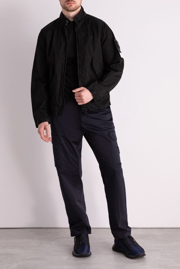 Stone Island man men's black cotton jacket buy with prices and photos 178492 - photo 2