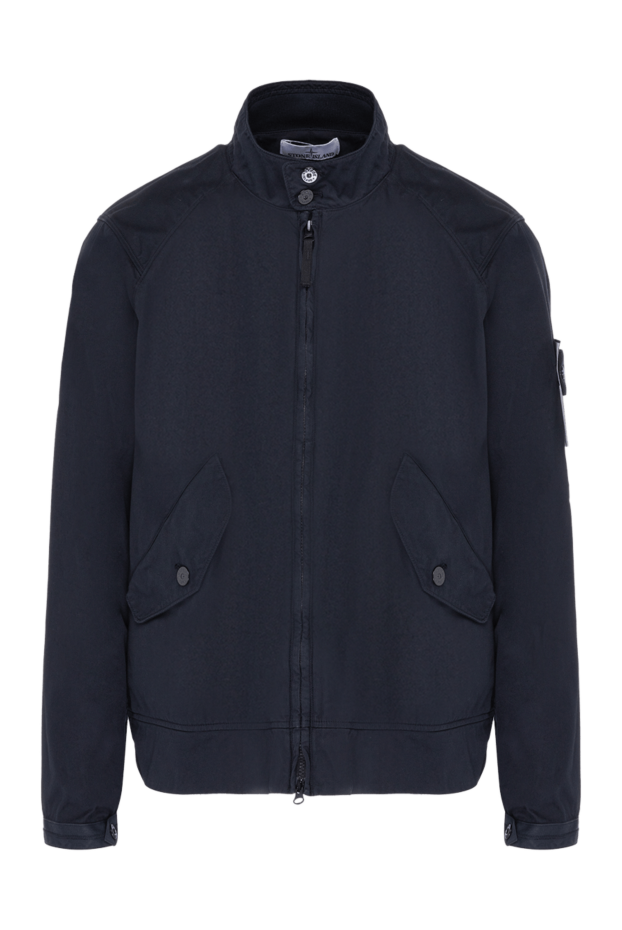 Stone Island man blue cotton jacket for men buy with prices and photos 178493 - photo 1